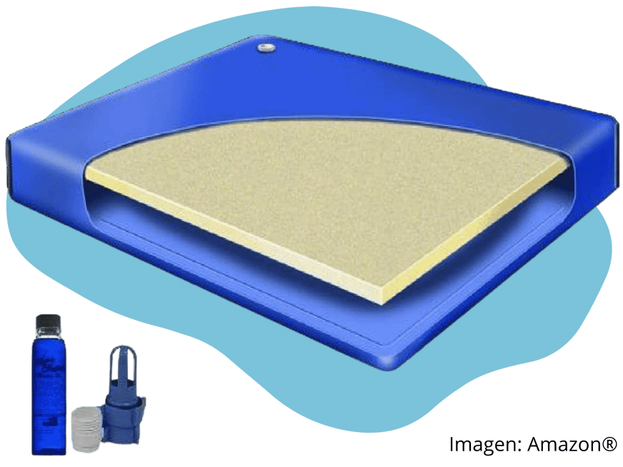 cama de agua premium clear bottle amazon